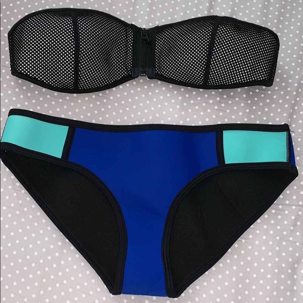 NWOT Ebuddy Neoprene Two Piece Swimsuit